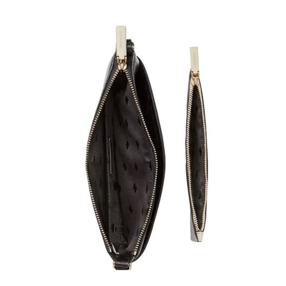 Kate Spade Purse Black Slim Sadie Crossbody Set Bag Wallet - Picture 12 of 14